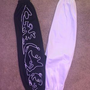 patterned sweatpants/joggers